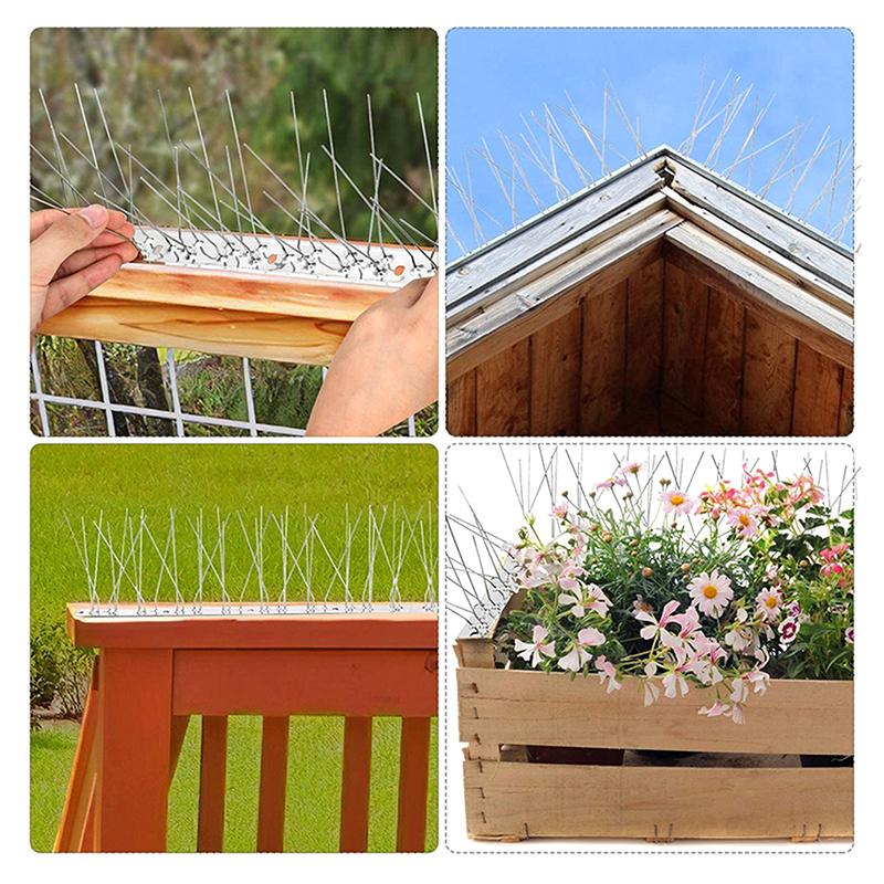 1 шт. шипы для голубей из нержавеющей стали и отпугиватель птиц 25 см 33 см балконный отпугиватель птиц набор колючих гвоздей борьба с вредителями