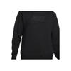 Nike Мужская толстовка с круглым вырезом и лоскутным принтом логотипа из флиса FW22, Топы Черный DQ4584-010