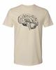 Коттедж Cult Clothing Футболка Хлопок Медицинская Анатомия Викторианское Искусство Мозг #2 Унисекс Футболка