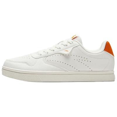 Повседневные удобные модные нескользящие легкие низкие кроссовки для скейтбординга женские кроссовки белые оранжевые 122438015S-3