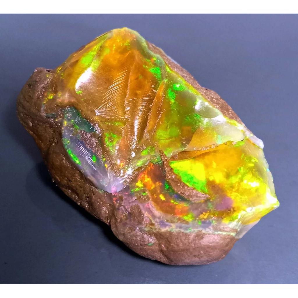 Beautiful Natural Raw Fire Opal Rough Ethiopian Opal 66-67 Ct Gemstone