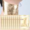 Маска для шеи Biba Beauty Gold Neck Mask увлажняющая, омолаживающая, лифтинговая, против мелких морщин (10 кусочков)