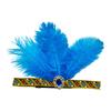 Feather Flapper Headbands Mardi Gras Prom Dancer Headpiece for Party Carnivals Celebrations Headwear Hair Styling