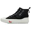 Li Ning CF Casual Comfortable Wear-Resistant Lightweight High-Top Skate Shoes Men Sneakers Black White AGCR319-2