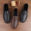 Fashionshoes men Fashion slip on Soft Moccasins Men Loafers handmade sewing High Quality Leather Shoes Mens Flats Driving Shoes men