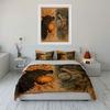 Sun and Moon Wolves Design Bedding Duvet Cover Set Duvet Cover Pillowcases  (1*Duvet Cover 2*Pillowcases, without duvet insert)