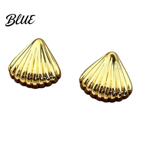 Яркие и удобные серьги 1 пара Ракушка для женщин Массивные