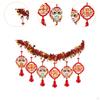 Chinese Year Banner Charm Tassel Backdrop Traditional Hanging Garland Lunar