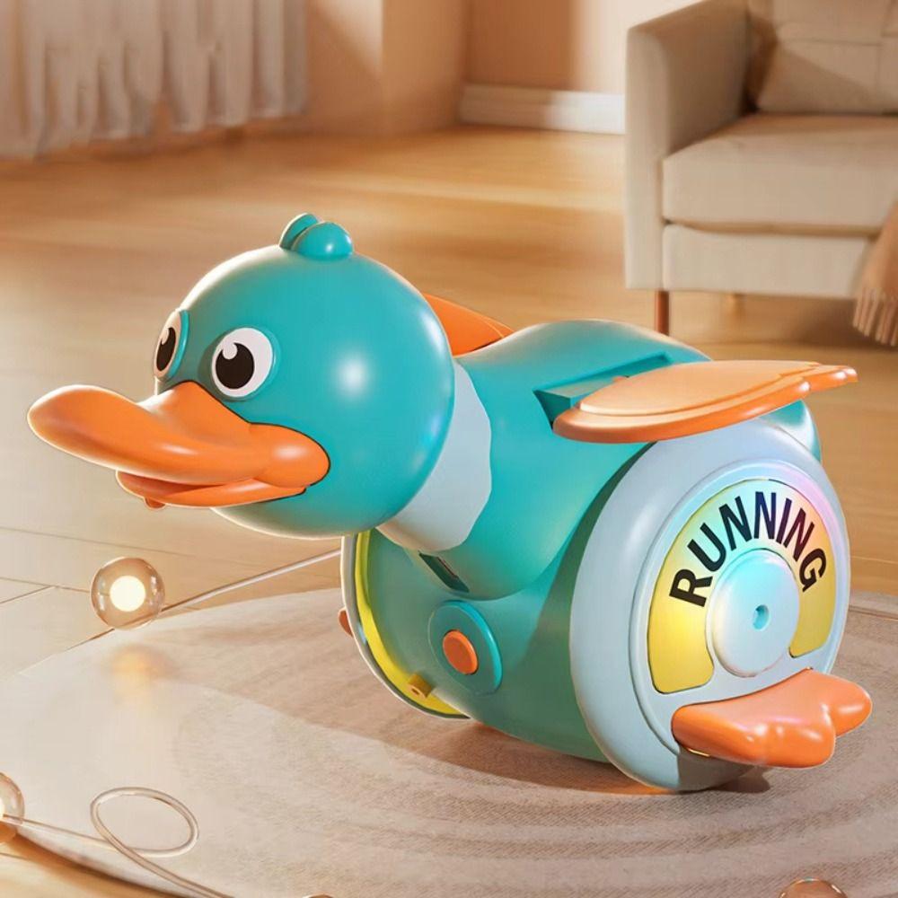 Sound And Light Electric Duck Musical Toy Plastic Sensory Dancing Duck Toy  Desktop Ornament