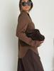 2025 Women's Comfy Autumn/Winter Inner Layering Shirt - Atmospheric Brown