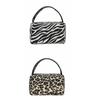 Zipper Leopard Makeup Bag Large Capacity Make Up Pouch Bag Fashion Canvas Pillow Bag  Travel