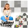 Foam puzzle mat for protective flooring for gym equipment