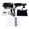 4K Full HD Video Camera Camcorder 2400 MP IR Night Vision Video Camcorder 3 Inch Touch LCD Screen 18X Zoom Camera W/ Mic