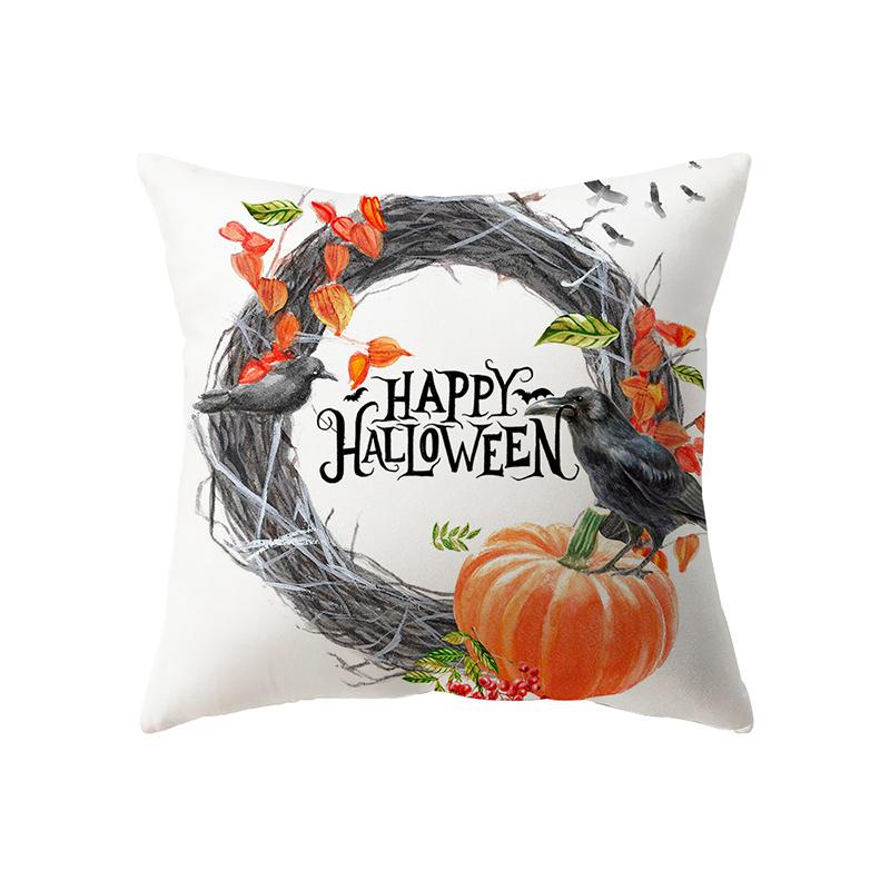 Pumpkin Collection Halloween Theme Pillow Cover Sofa Cushion  Holiday Gift Party Decoration Home Decor
