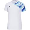 Tennis Wear Game Shirt Short Sleeve Sweat Absorbent Quick Drying 62JAA004 White M [Mizuno]
