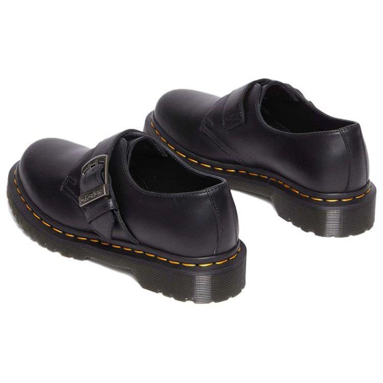 Dr. Martens 1461 Buckle Pull Up Leather Oxford Black Men Sneakers 31040001