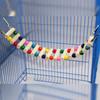 Bird Perch Stand Toy, Rope Ladder Shelf Climbing Parrot Bridge Ladders for
