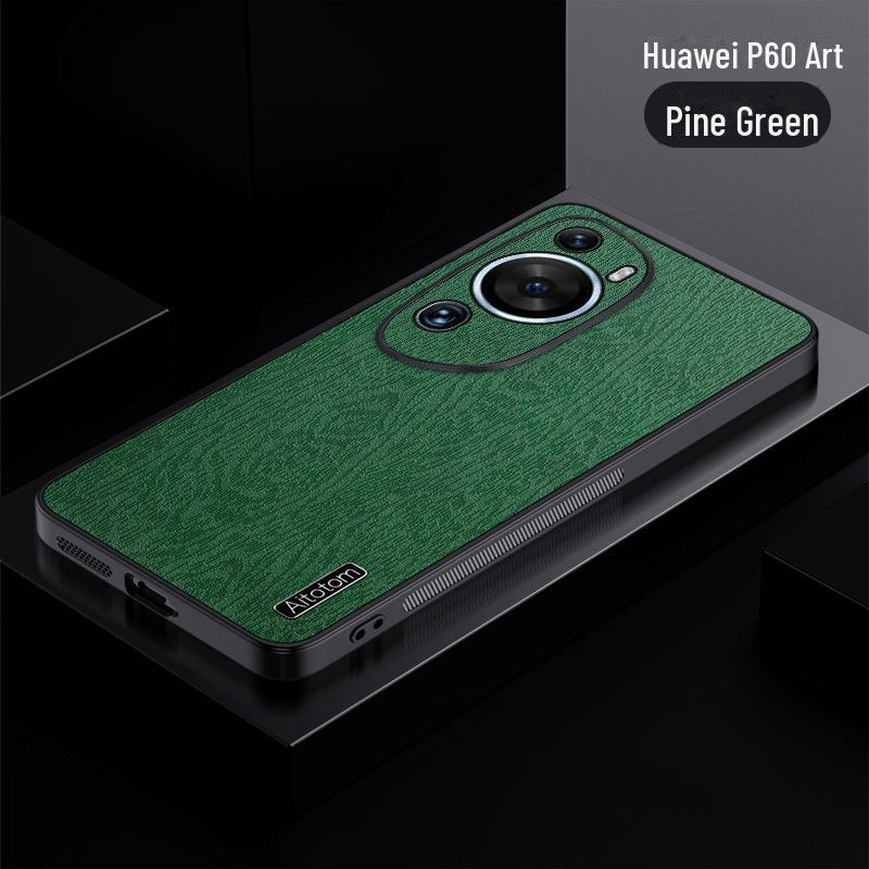 Мягкий защитный чехол с рисунком коры для Huawei P60 Art/P50 Pro/P40/P30