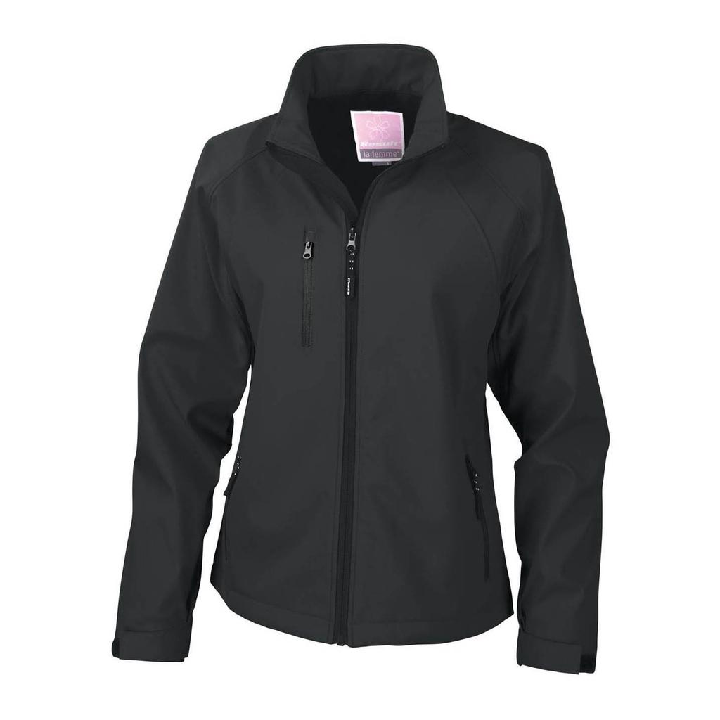 Result Ladies/Womens La Femme® 2 Layer Base Softshell Breathable Wind Resistant Jacket