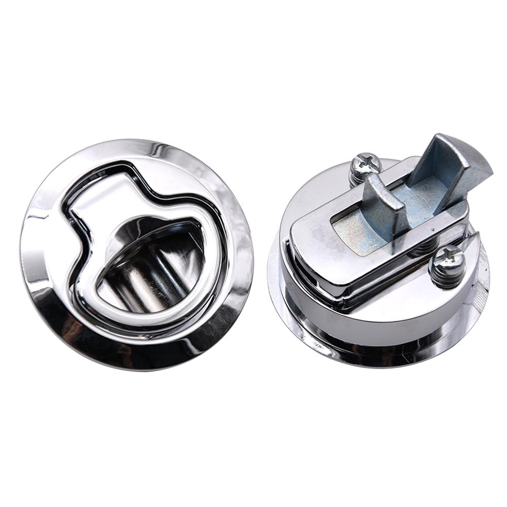 Round Flush Mount Hatch Plastic Handle Flush Marine Latch Cabinet Lift Pull Handle for RV Boat Deck Lock Stainless Steel Custom