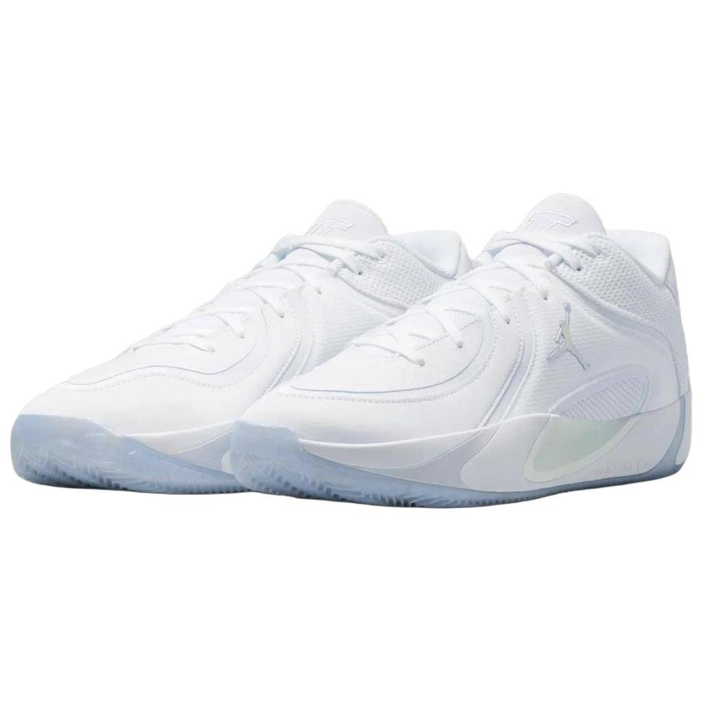 Jordan Баскетбольные кроссовки Tatum 4 Support Унисекс Белый Светло-синий HQ4613-102