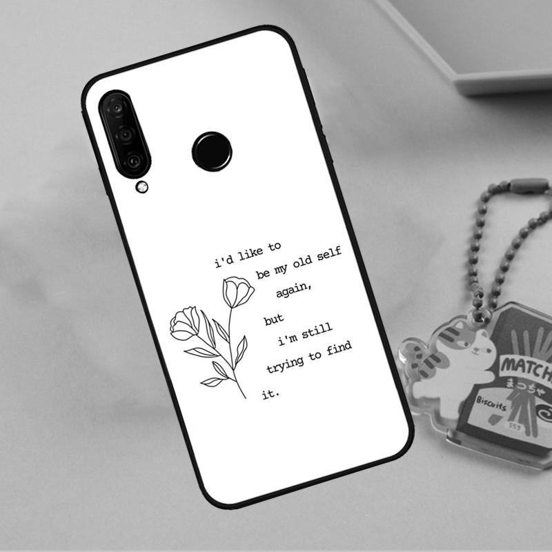Чехол для Huawei Nova 12i 12s 7i 8i 11i 9 10 SE Y90 Y60 Y70 Y72 Y61 Y91 P30 P40 Lite P60 Pro с текстом песни All Too Well