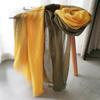 Scarf Autumn and Winter New Japanese Korean Striped Pure Color Cotton Linen Scarves for Women Muslim