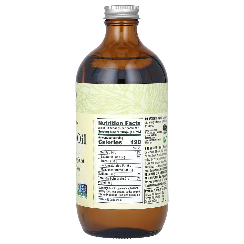 IHerb Масло подсолнечника Proline Certified 500 мл (17 жидких унций)