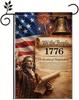 Патриотический садовый флаг «Декларация 1776 года» 12x18 дюймов, Садовый флаг «Мы, народ» ко Дню независимости, Патриотический американский флаг для улицы