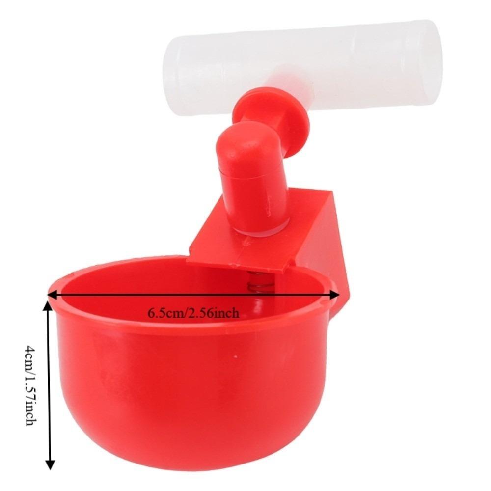 10 Sets PP Chicken Waterer Cups Durable Pigeon Waterer Cups Automatic Chicken Water Cups Home Use