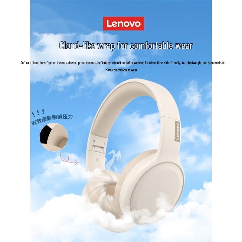Lenovo TH30 Bluetooth Over-Ear Headset