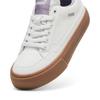 Puma Court Classic Series Vulc Ткань Синтетическая кожа Ретро Мода Повседневные Легкие Низкие Кроссовки Женские Кроссовки Белый Фиолетовый 395020-10