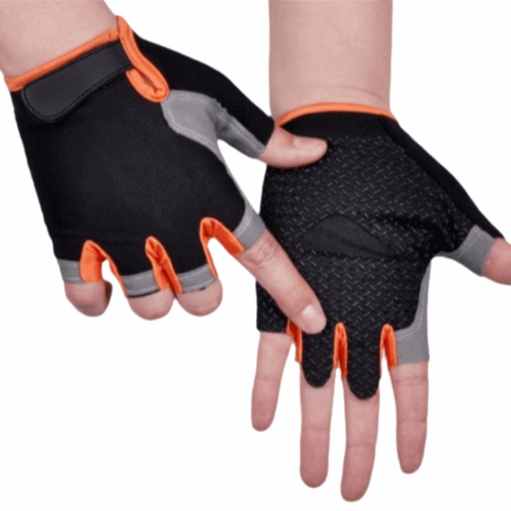 Fingerless Women Men Cycling Gloves Breathable Bicycle Accessories Hiking Camping