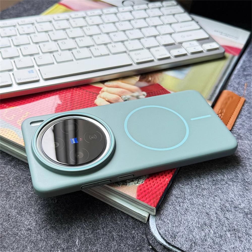 Ультратонкий однотонный матовый чехол с магнитной беспроводной зарядкой для VIIVO X200 Ultra X200 Pro MINI X200S Тонкий жесткий ПК чехол для телефона