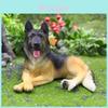 Смола Немецкая Овчарка Фигурка Животного Для Украшения Салона Автомобиля И В Подарок
