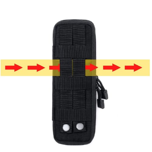 Azarxis Military Molle Knife Case, Knife Cover, Holder, Storage Pouch, Knife Sheath, EDC Pouch, Utility Pouch for Airsoft, Tactical, and Outdoor Use (