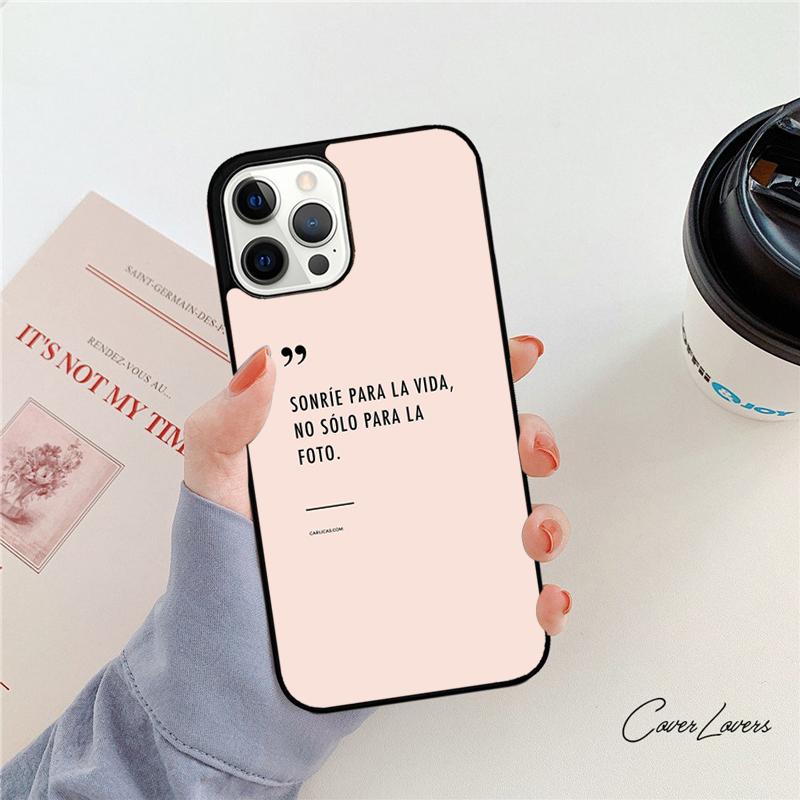 Чехол для телефона с испанскими цитатами Для Apple iPhone 17 Air 11 Pro Max Plus Coque Для iPhone 17 Air 14 15 16 13 12 Max Cover