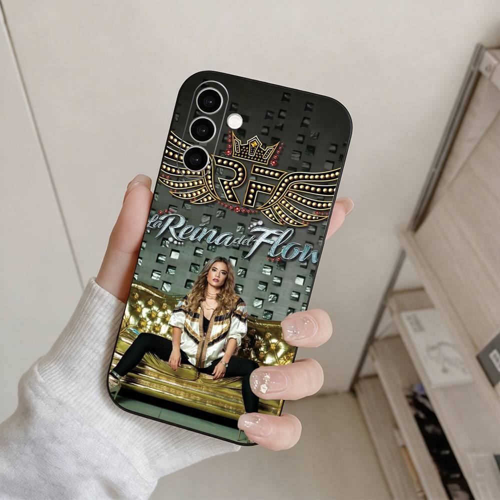 Чехол для телефона «Королева Flow» для Samsung Galaxy A73, A72, A71, A70, A53, A52, A51, Другие Мягкий черный чехол
