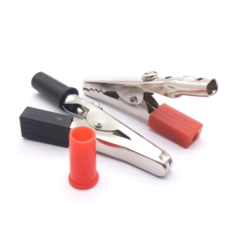 55mm Metal Alligator Clips Electrical Test Clamp Assortment Kit Led Burn-in Test Clip Test Probe for Laboratory Testing