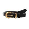 Retro Women's Suede-Look Belt: Stylish, Simple, Decorative, All-Match Accessory