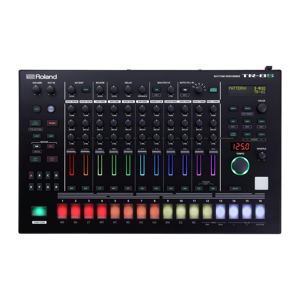 Roland Rhythm Performer Drum Machine for Beat TR-8S Machine/Rhythm Production/Beat Making/Music Production/Live Performance/DTM/Equipment (AIRA)