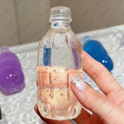 Бутылка с газировкой Антистресс Игрушка-фиджет Бутылка Сквиш-игрушка ASMR Сенсорная Игрушка для детей и взрослых с СДВГ, Аутизмом, Снятие стресса Подарки