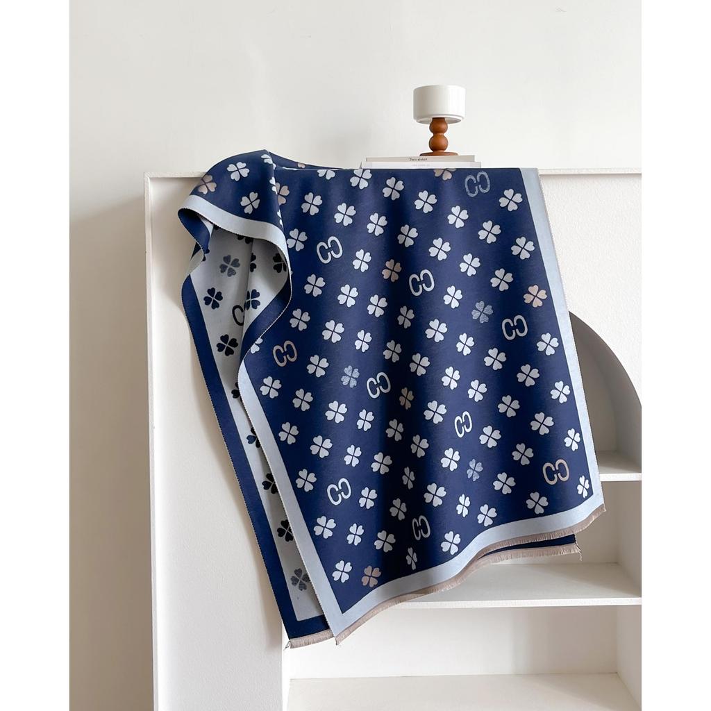 Women Pashmina Scarves Fringe Wrap Winter Warm Fashion Brands Designer Cashmere Two-Sided Letter Scarf Blanket Soft Shawls