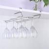 Stainless Steel Wine Rack Glass Holder Hanging Kitchen Bar Shelf Easy Installation Useful Wine Glass Rack Stand Paper Roll Holde
