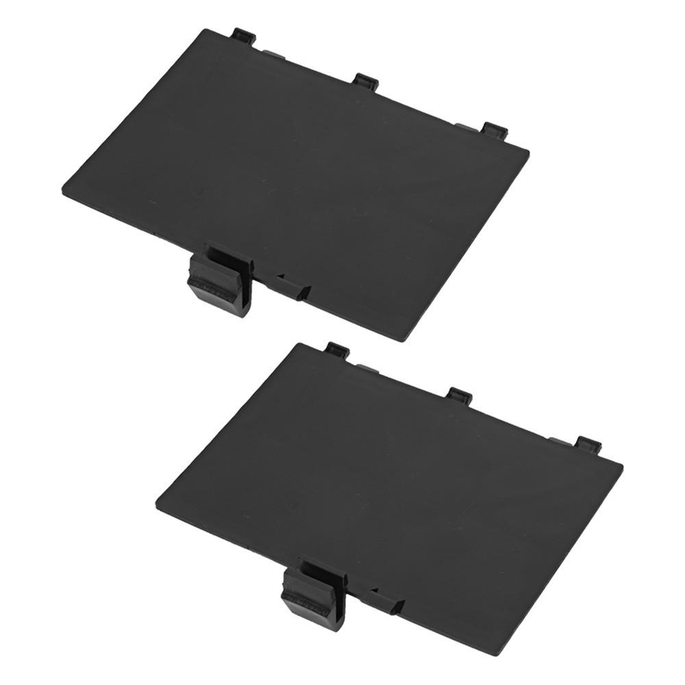 Black DRL Repair Trim Pad ABS Headlamp Side Access Cap for Fiat 500 For Front Daytime Running Light