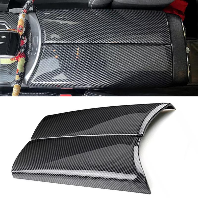 For Various Weather Conditions As The Picture Shows Carbon Black Console Armrest Box Easy tallation Luxurious Look