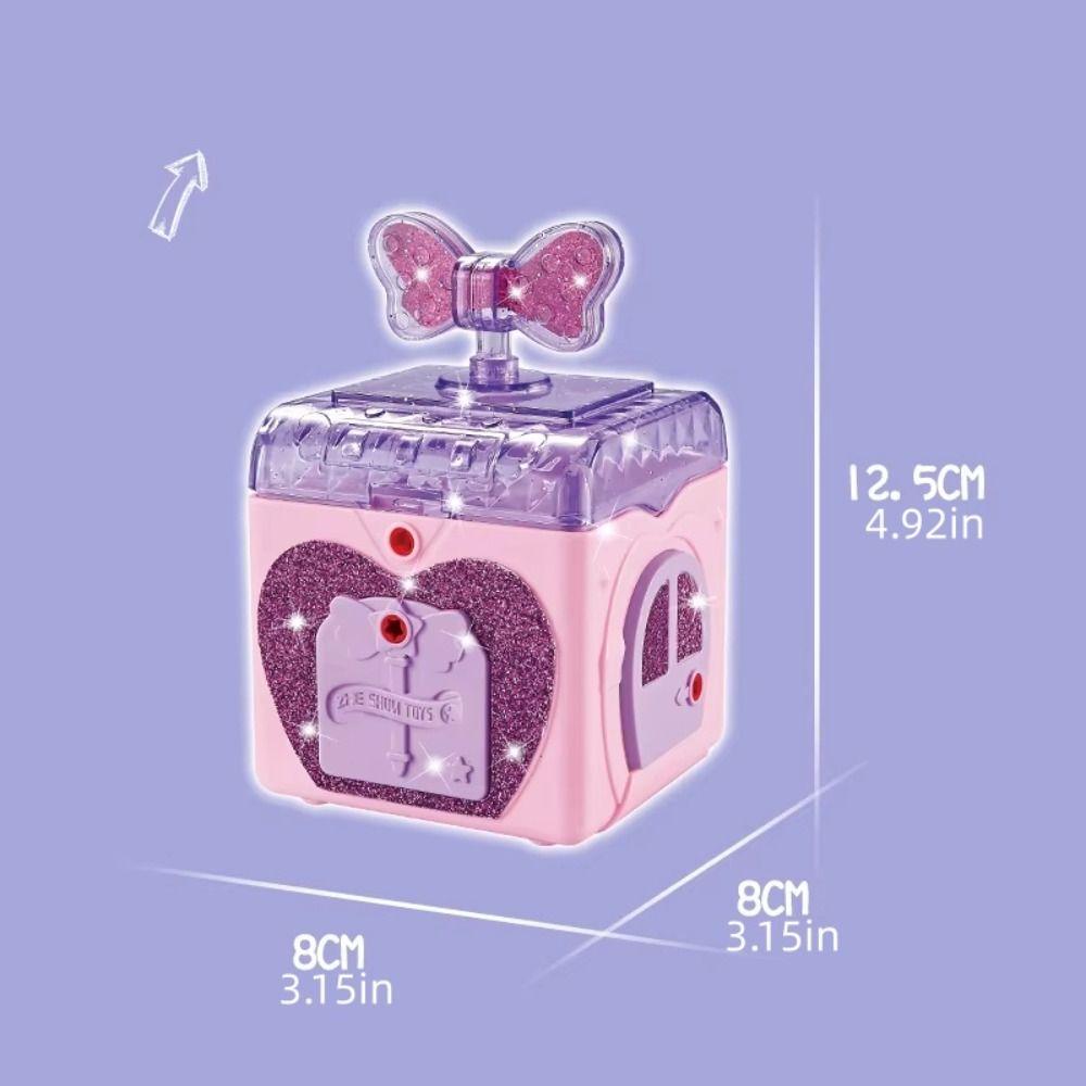 With Lock Key Treasure Chest Toy Educational Toys Girl's Jewelry Toys Birthday Xmas Gift