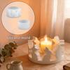 DIY Форма для круглого подсвечника-пасхального кролика из смолы, Силиконовая форма для декора-кролика из гипса для настольного хранения