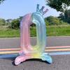 32 Inch Standing Number Balloons 0-9 Fantasy Colorful Crown Birthday Balloons Birthday Party Celebration Decoration MIT