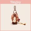 Cartoon Eating Cute Groundhog Plush Toy Pendant Keychain Gift For